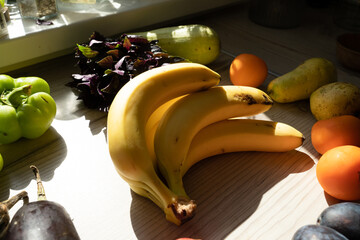 Canvas Print - Fresh fruits at the kitchen for Healthy Lifestyle