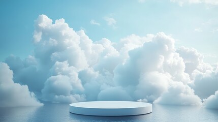 Poster - Ethereal Cloud Backdrop for Presentations and Displays