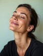 © DWIJ - Cosmetics skincare concept | Healthy facial skin portrait.