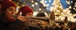 © Chanagun - Brass band playing carols in the town square