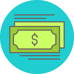 Wall Mural - Money Vector Icon