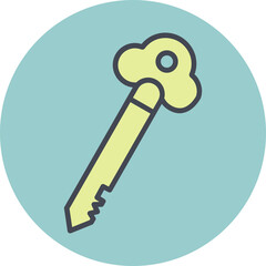 Poster - Key II Vector Icon