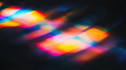 Poster - Abstract colorful light streaks. Perfect for adding a vibrant, dynamic feel to your design.