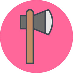 Wall Mural - Axe Vector Icon