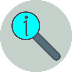 Sticker - Information Vector Icon