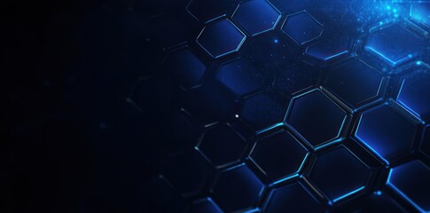 Poster - Abstract Hexagon Pattern