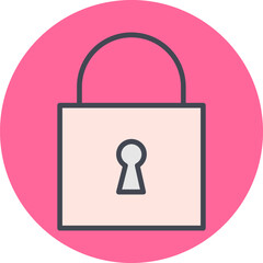 Poster - Padlock Vector Icon