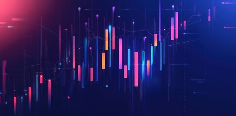 Poster - Abstract Financial Market Visualization