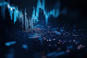 Poster - Abstract Digital Data Visualization