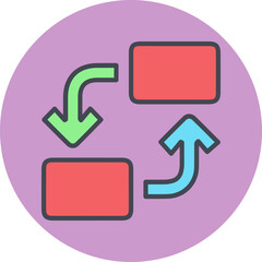 Sticker - Replacement Vector Icon