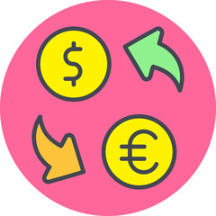 Poster - Currency Exchange Vector Icon