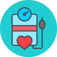 Poster - Arterial Pressure Vector Icon