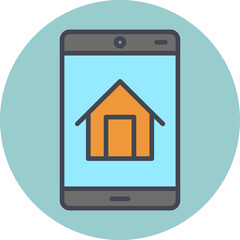 Poster - Home Vector Icon