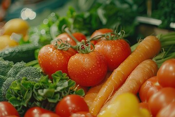 Wall Mural - Fresh and Colorful Produce