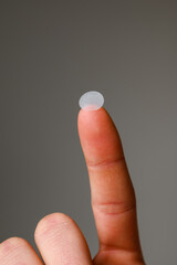 acne pimple sticker to heal from inflamed zits on face. dermatological acne patch to clean irritated