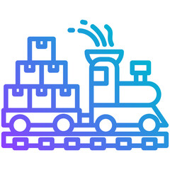 Poster - Train Cargo Icon