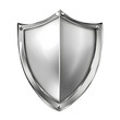 © Muhammad - Metal shield. Medieval armor. Icon protection and security. 3d realistic vector, Isolated on transparent background.