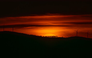 Wall Mural - Spectacular summer sunset!