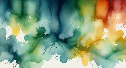 Poster - abstract watercolor background