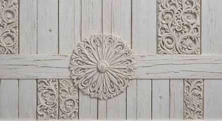 Wall Mural - wooden door