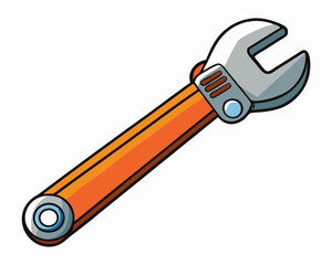 wrench vector illustration