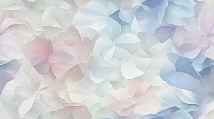 Canvas Print -   A close-up of many colorful flowers on a white and blue backdrop featuring a multitude of pink and blue petals