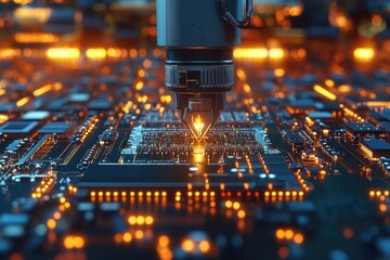 Poster - A Mechanical Arm Assembling a Circuit Board