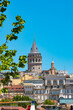 Galata Tower or Galata Kulesi vertical photo. Visit Istanbul background