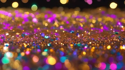 Poster - Colored glitter background shimmers with shining