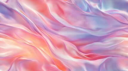 Wall Mural -   A close-up of a pink and blue background, featuring waves above and below