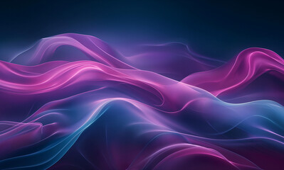 minimalist abstract design with simple neon lines in electric blue and purple , wallpaper , 4k