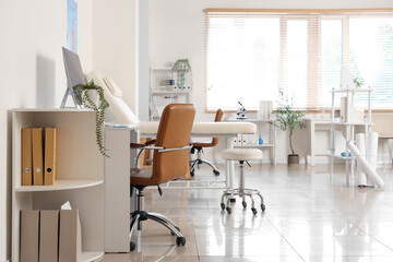 Canvas Print - Light interior of doctor's office in clinic