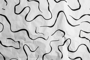 Poster - A simple image of a blank sheet of paper in black and white