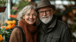 © Anastasia - Senior couple visiting a botanical garden, taking a leisurely stroll among the plants.