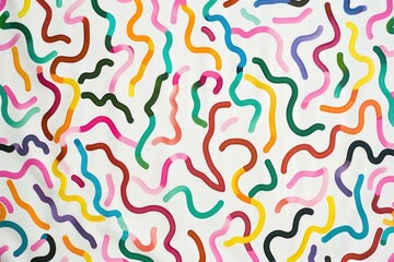 Poster - A vibrant piece of art featuring a mix of bright colors and textures