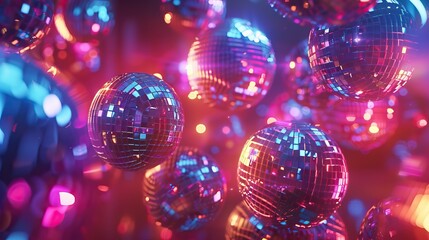 Wall Mural - Disco Ball Party