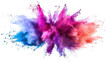 © NansiPhoto - Holi paint color powder explosion colorful isolated on white background