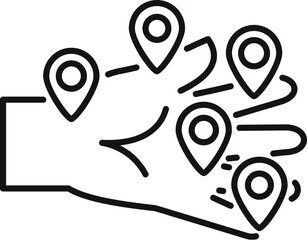 Poster - this simple vector illustration is perfect for showcasing travel and destination marketing