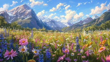 Poster - Mountain Meadow