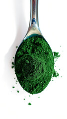 Poster - Green powder in a spoon