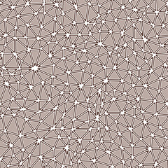Poster - geometric pattern with rounded solid shapes in frames. compact triangles in a one-tone colored style