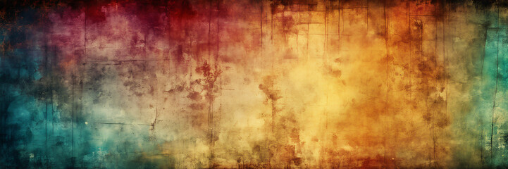 Wall Mural - Abstract Grunge Background with Colorful Hues
