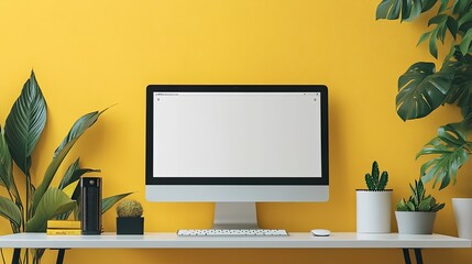 Wall Mural - 36. modern website layout with parallax scrolling effect, trendy web design feature, immersive user 