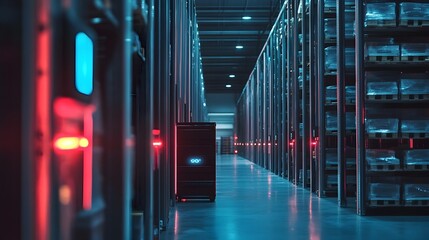 Poster - iot devices and sensors monitoring and managing cold chain logistics in a modern refrigerated wareho
