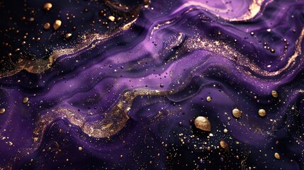 Wall Mural - An ethereal cosmic landscape, rich in color and detail.