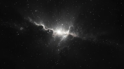 Wall Mural - the breathtaking beauty of space, featuring a nebula in formation with a bright star at its center.