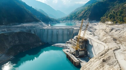 Poster - advanced iot technology enabling efficient material optimization and utilization during dam construc