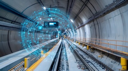 Poster - automated tunnel lining installation orchestrated by intelligent iot systems optimizing construction