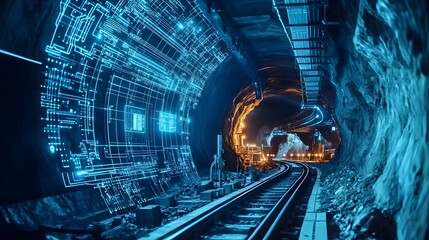 Poster - smart iot technology enables coordinated automation of rock removal process during tunnel excavation