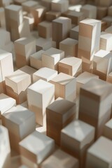 Poster - A collection of boxes stacked together